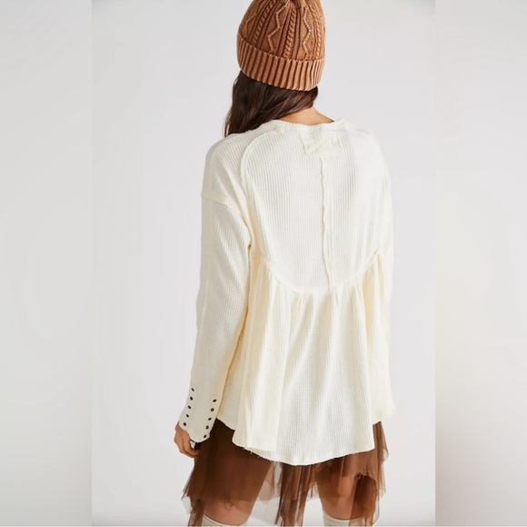 NEW Free People We The Free Oh My Babydoll Nilla Cream Medium - Picture 3 of 12